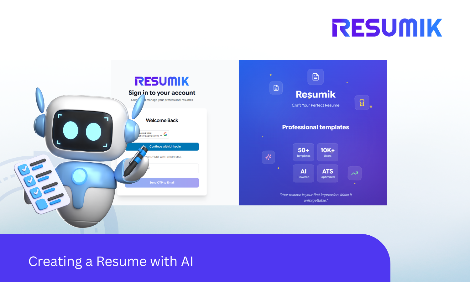 Creating a Resume with AI